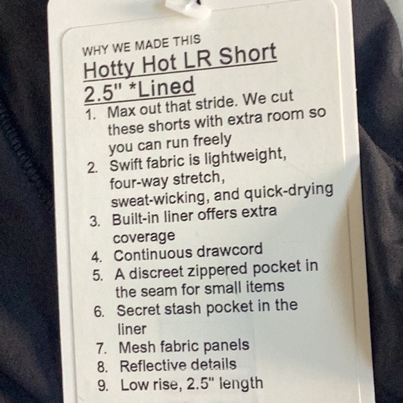 Lululemon hotty hot shorts - Picture 6 of 9